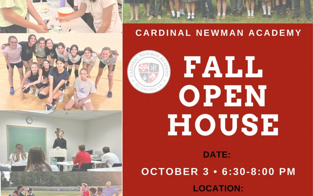 October 3 Open House for Middle School Families